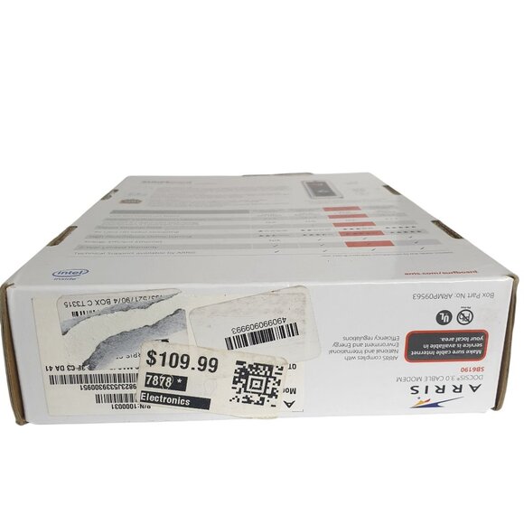 Arris SURFboard SB6190 DOCSIS 3.0 Cable Modem 32x8 Channels 1.4 Gbps Ethernet - Picture 7 of 7